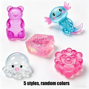 5pcs/set - Multi style blind box maltose kneading music, stress relieving creative release, slow rebound kneading, Soft Squishy, party gift, perfect for giving to friends and family, Squishies