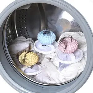 3-Pack Laundry Lint Remover Balls, 2-In-1 Washing Machine Filter with Floating Net Bag, No Power Required, Efficient Clothing Care, Laundry Products