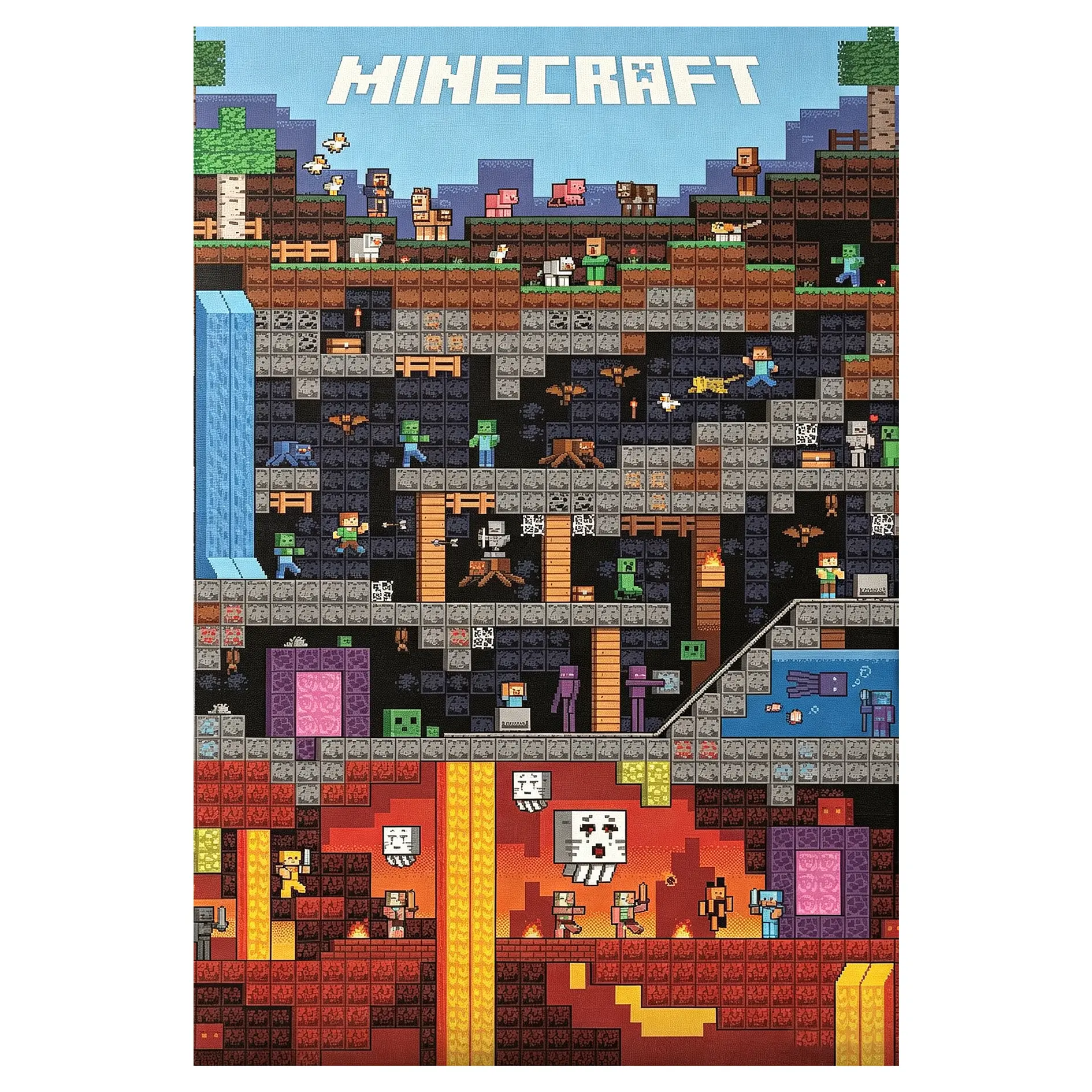 Worldly Poster, 16" x 24"