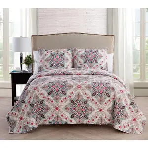 VCNY Home Wyndham Medallion Quilt Set, King
