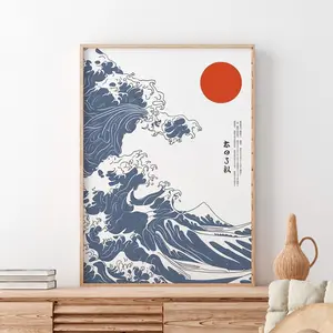 [UNFRAMED POSTER] The Great Wave Poster, Hokusai, Japanese Art, Hokusai Print, Japanese Wall Art, Hokusai Poster