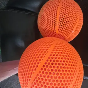 3D Printed Airless Basketball - High-Quality Material. Bounces Great! Near perfect NBA ball specs.