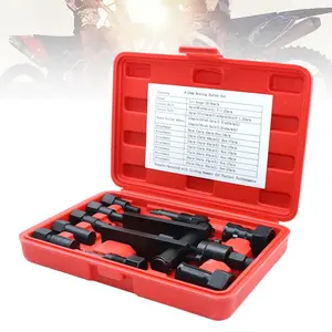 Seal Driver Installer Motorcycle Bearing Disassembly Tools Remover Automotive Tools Repair Tool Set Aluminum Wheel Bearing Kit 10 Pcs/Set