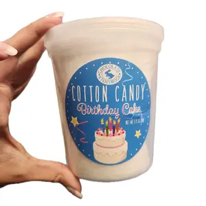 Cotton Candy Birthday Cake