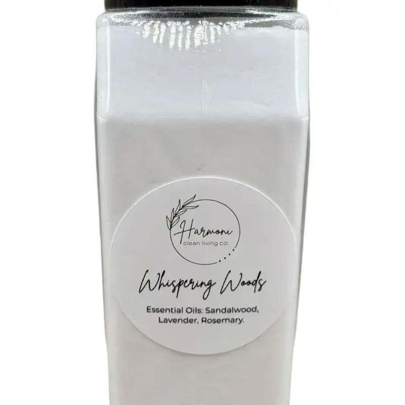 Harmoni Clean Living Co, Carpet Deodorizer, Whispering Woods, All Natural, Non-Toxic, Powder Deodorizer, Homemade