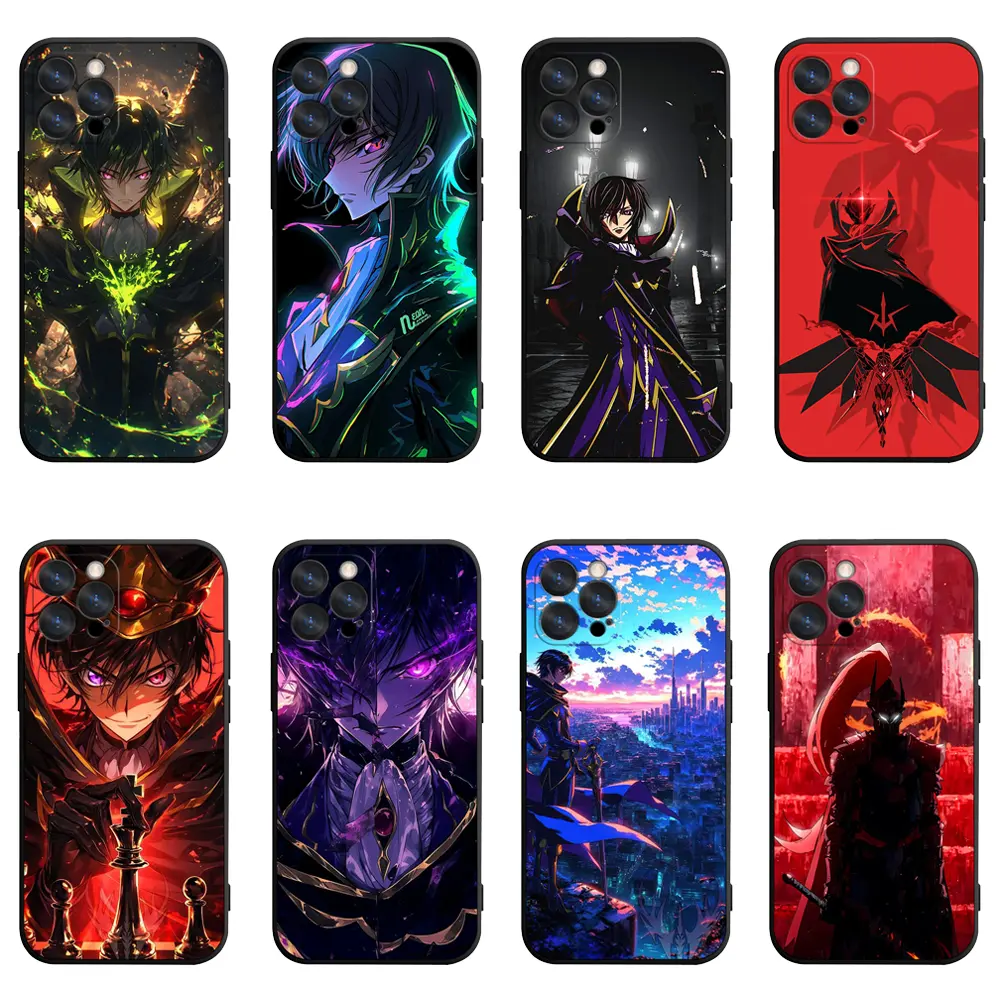 Lelouch vi Britannia Code Geass Anime Smartphone Case, Shockproof Hard Shell Cellphone Accessory for iPhone 17,16,15,14,13,12,11 (Pro, Pro Max, Plus) & Samsung Galaxy S23,S24,S25,S26 (Plus, Ultra) - Handheld Device Gift for Friends (Christmas, Birthday),