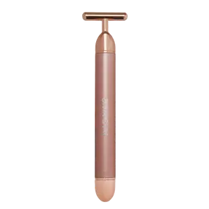 Skin Gym Beauty Lifter Vibrating T-Bar Sonic Vibrational Technology for Glowing Skin Facial Massage AA Battery Operated Innovative Beauty Tool