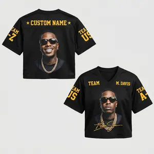 CUSTOM NAME Team US Street Jersey – Signature Drip Edition / All-Over Print Pique & Mesh Football Jersey