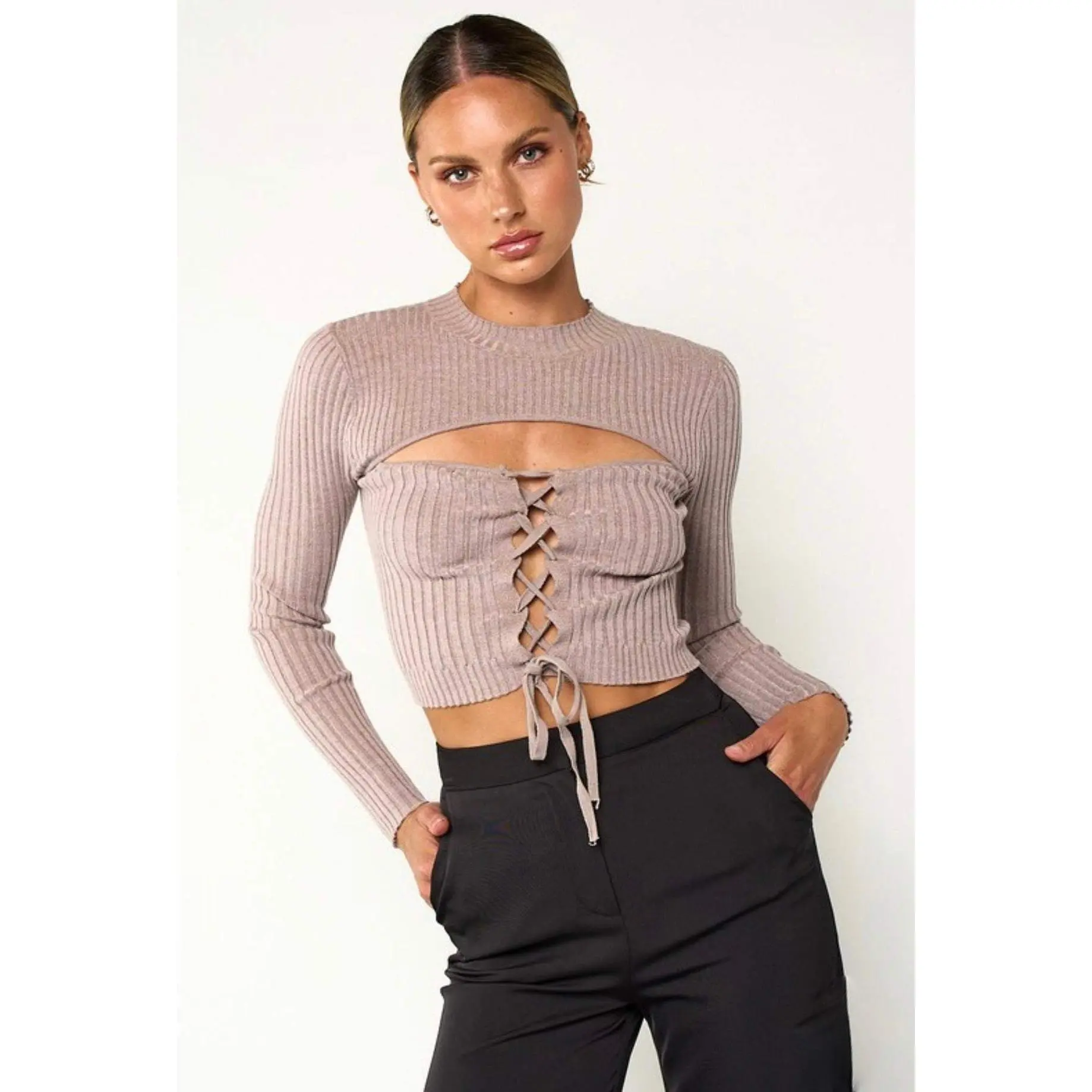 She's The One Top - Taupe