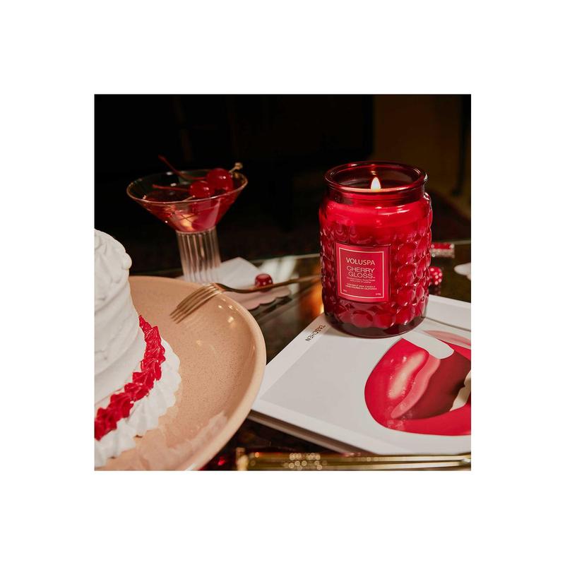 Voluspa Cherry Gloss Large Jar Candle
