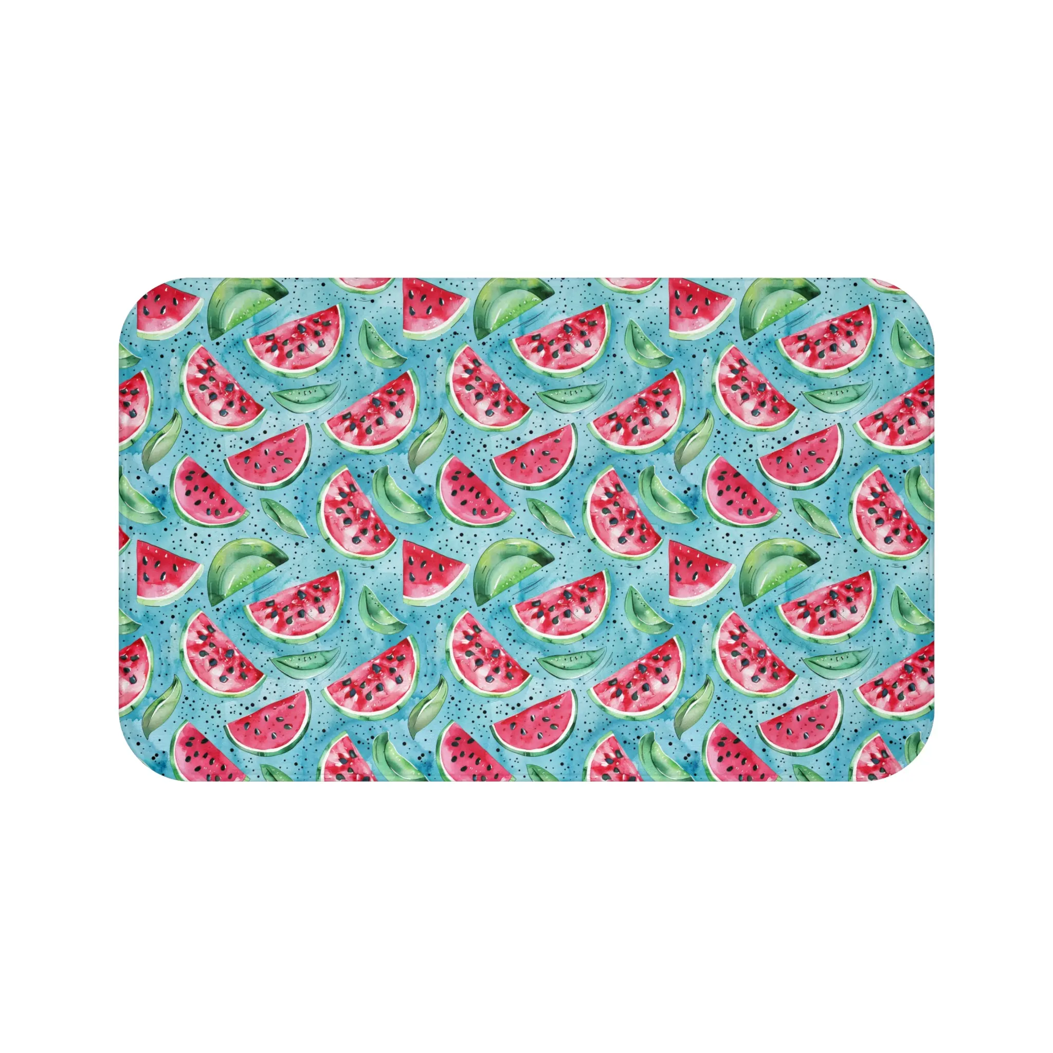 Colorful Watermelon Bath Mat