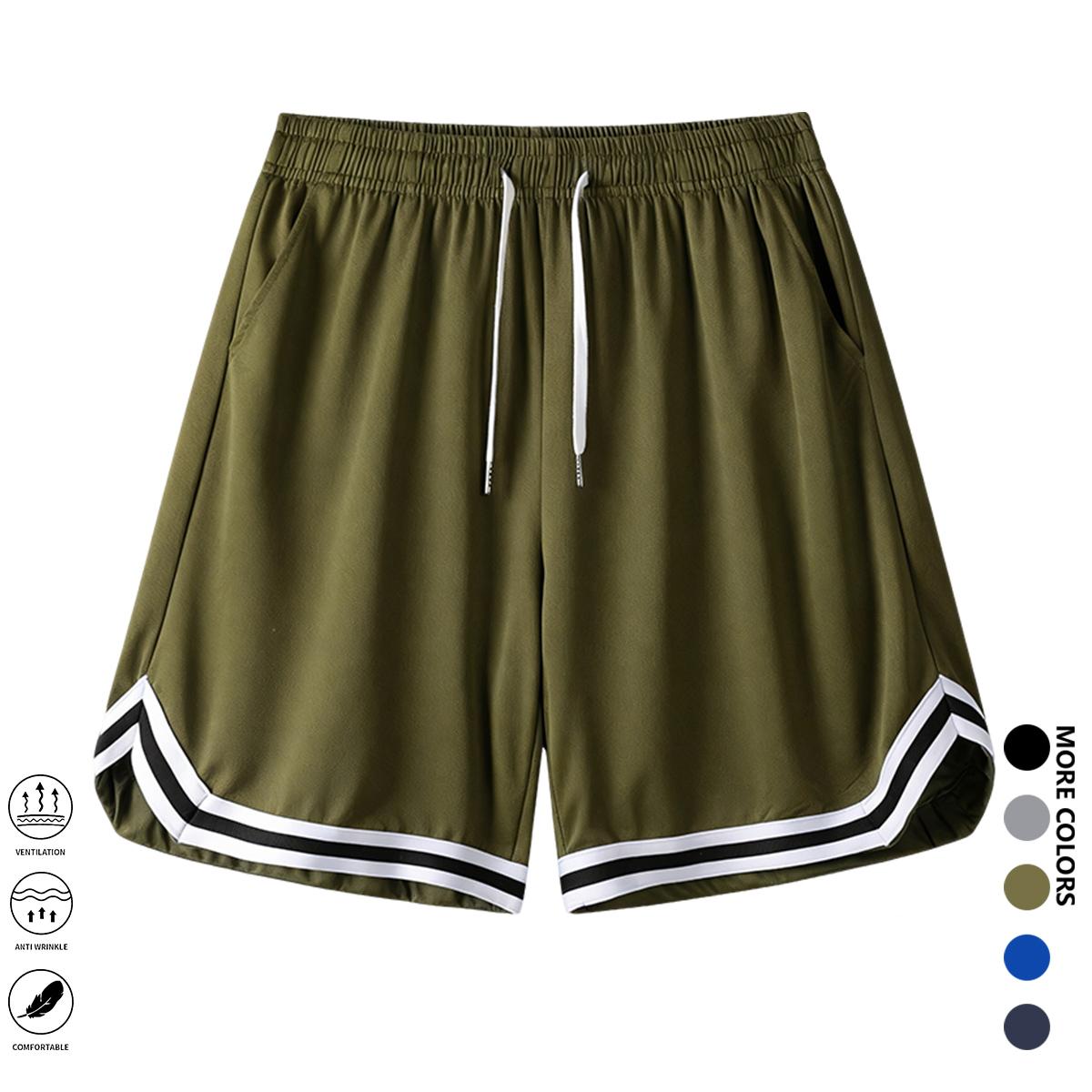 TOOTD Premium – 3-Piece Men’s Athletic Shorts Set, high stretch, quick-drying, breathable, lightweight; sizes 28–36 (actual measurements); versatile basic piece, Y2K styling, basketball club apparel, street basketball wear