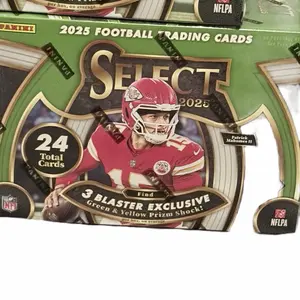 Panini Select 2025 Football 7 Blaster Box Break PYT - 24 Cards per Box - Exclusive Trading Cards