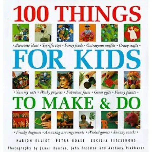Used Paperback Book - 100 Things For Kids To Make And Do by Marion Elliot (English) - Crafts, Projects, Activities, Ideas, Instructions for Children's Literature & Art