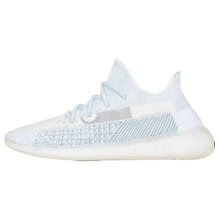 Adidas YEEZY Boost 350 V2 'Cloud White' Men's Sneaker, Solid Minimalist Design for Modern Street Style and Casual Wear, Lightweight Fit with Boost Cushioning