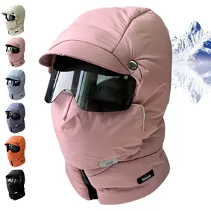 Fanyil Polar Defender Full Coverage Windproof Ski Mask with Goggles for Winter Sports Unisex Polar Material Protection