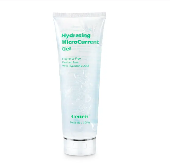 Oeneis Hydrating Microcurrent Conductive Gel, Fragrance-Free, Paraben-Free, Gel Primer with Hyaluronic Acid, Non-irritating, Moisturizing Gel for RF, 300g Tube, Clear