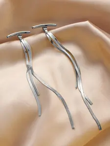 Tassel earrings, Elegant Minimalist Earrings, High Quality Earrings, with a high-end temperament and cold design, suitable for daily wear, vacation dates, and other occasions. They are also a surprising and exquisite small gift.