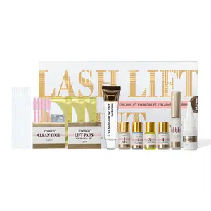 Eyelash Lift & Tint Kit, 1 Box Professional Eyelash Perming & Dyeing Kit, Eye Makeup Kit for Home & Salon Use, Cosmetic, Eyelash Fixer, Eyelash Remover, Eyelash Tools