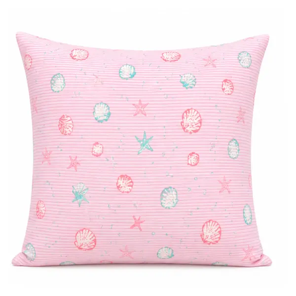 Cotton-Feel Polyester Blend 2x2 Rib Knit Stretch Fabric, Under the Sea Print, 58-59in Width, Playful Look for Casual Wear Dressmaking, Sea Theme