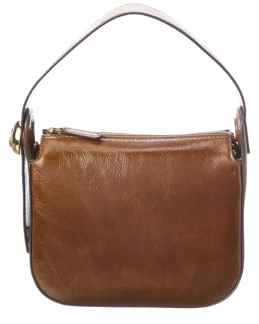 Madewell Organic Drop Hand Held Leather Bag