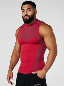 Men's High-Performance Workout Tank, Sleeveless Compression Top, Quick Dry & Stretch Fabric, Great for Fitness, Running & Outdoor Activities