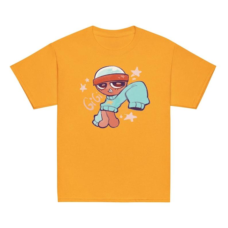 [Sale Up To 50%] Roblox Dandys World Character Gigi Unisex Youth 100% Cotton T-Shirt, Video Gamer Boys Girls Birthday Gift Present