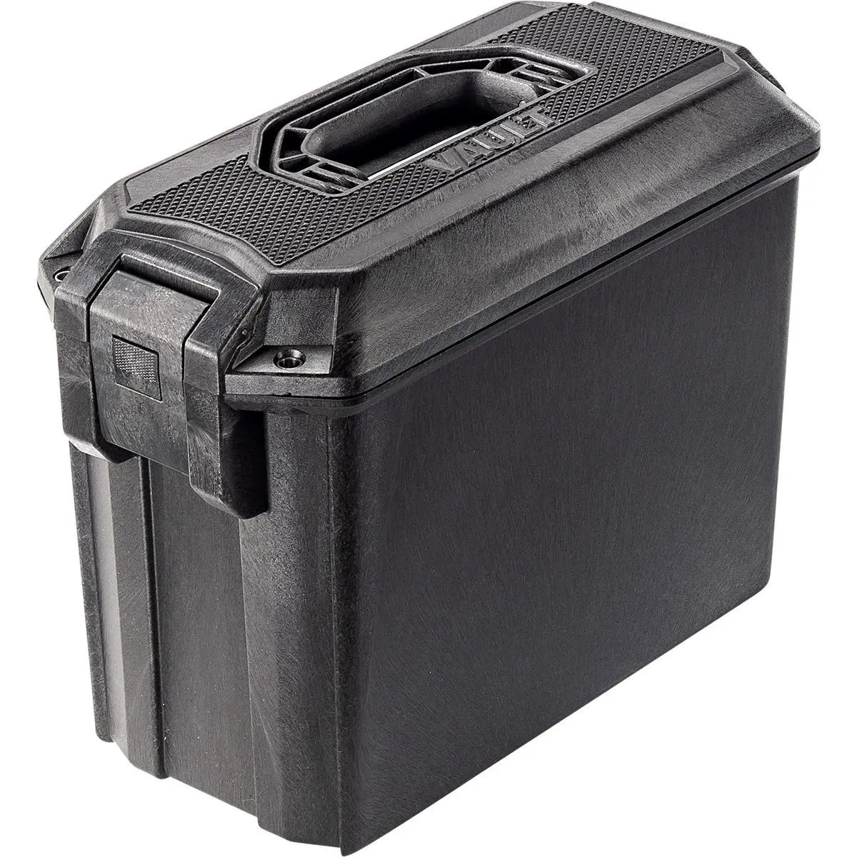 Pelican V250 Vault Series Ammo Box - Rugged, High-Impact Protective Case for Shooters, Portable, Weather-Resistant, Foam-Free, Black Boxes for Hunting Safety