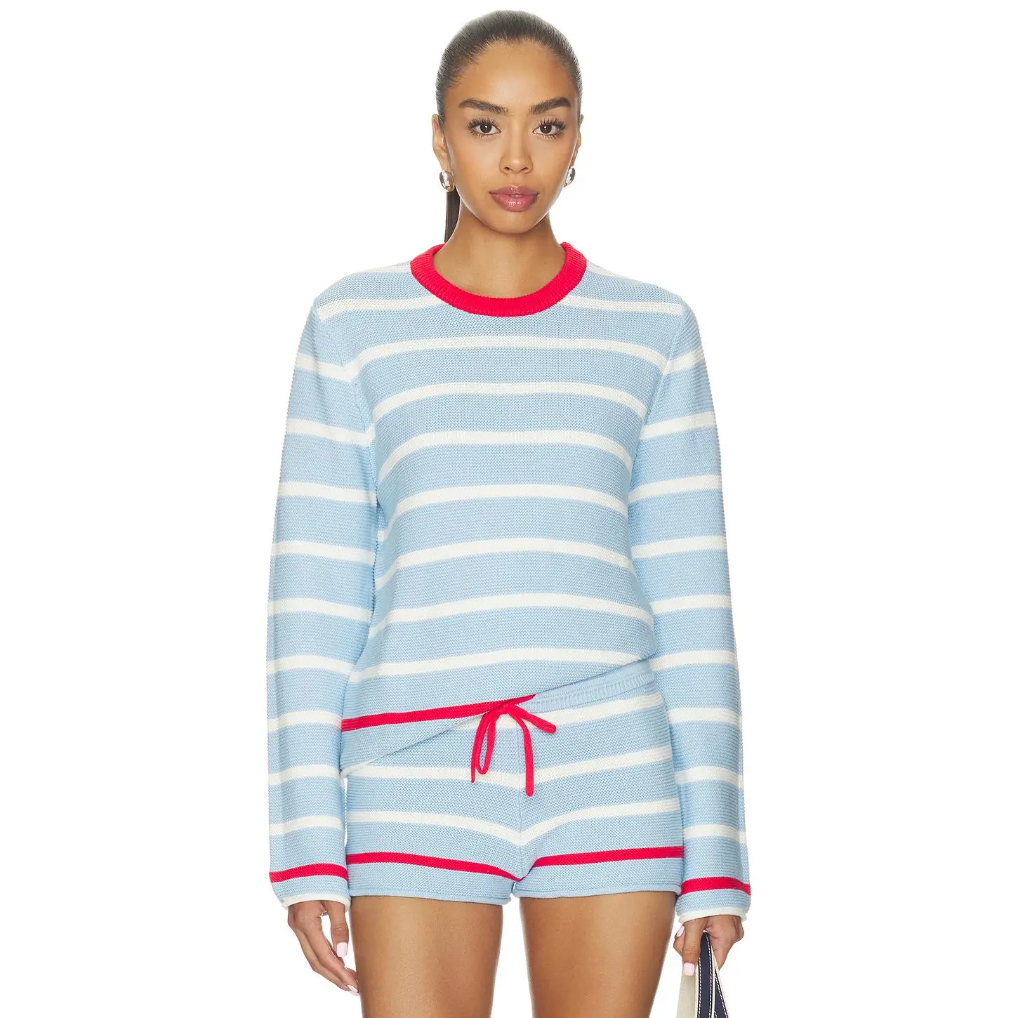 Solid & Striped The Hudson Sweater in Americana Breton Stripe