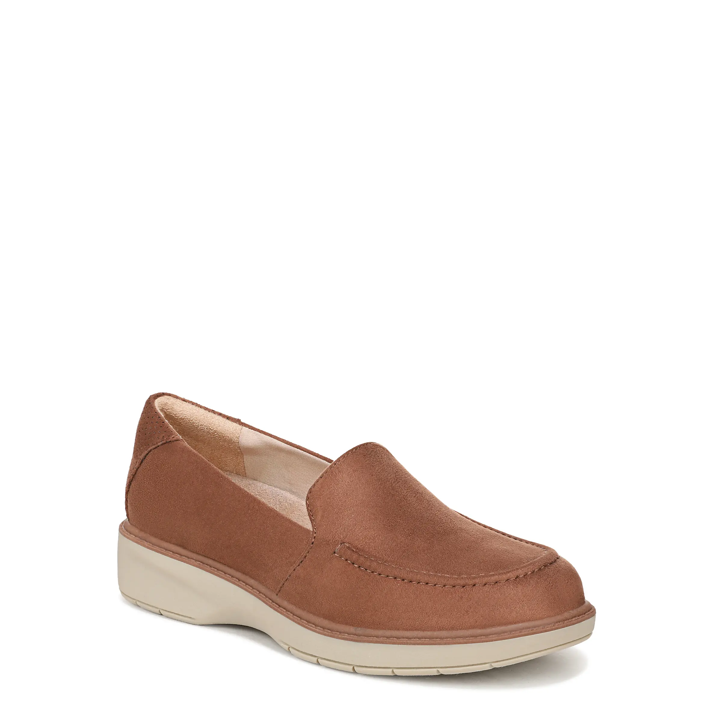 Dr. Scholl's Shoes Women's Calm Down Fabric Loafer, a Lightweight Slip-On Walking Shoe with Arch Support, Available in Wide Width, Plain Toe, Work
