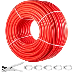 fathersdaygift  VEVOR PEX Pipe, 7/8 inchx 500 FT PEX Tubing, Non Oxygen Barrier Red PEX-B Pipe, Flexible PEX Water Line for RV Sewer Hose, Plumbing, Radiant Heating