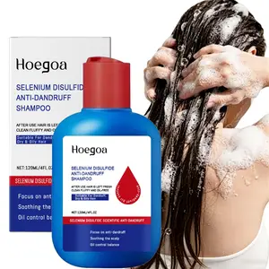 Selenium Sulfide Anti-Dandruff Shampoo, Scalp Treatment for Flakes, Itch Relief, Oil Control, Deep Cleansing Hair Care 120ml