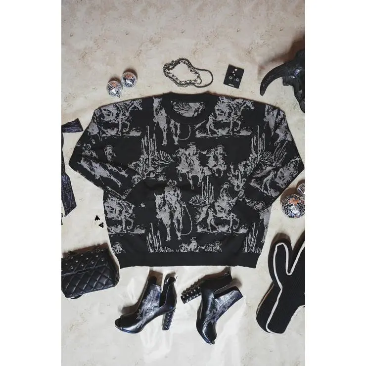 Rhinestone Cowboy Sweater