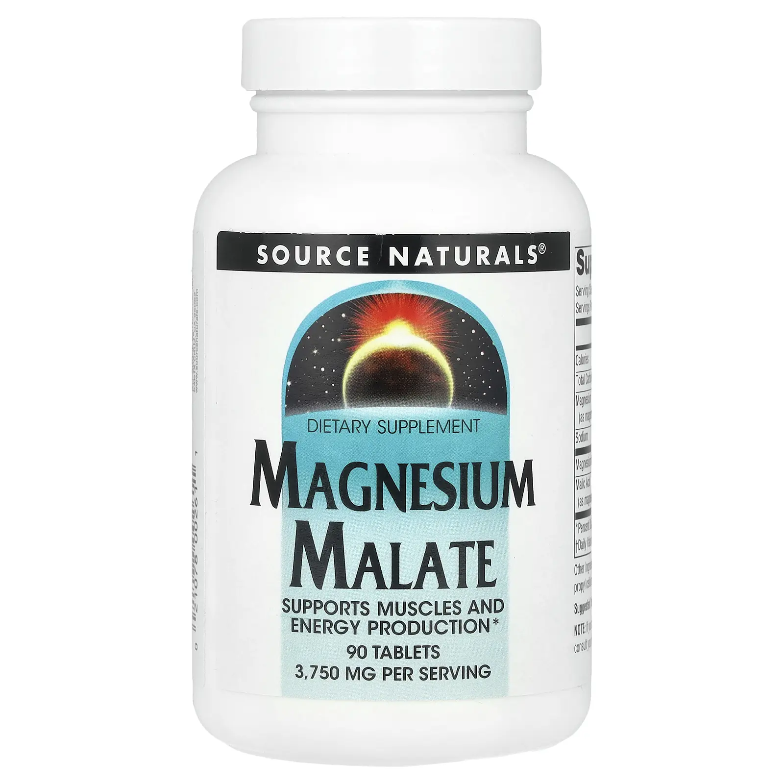Source Naturals Magnesium Malate, 90 Tablets Source Naturals Magnesium Malate, 90 Tablets