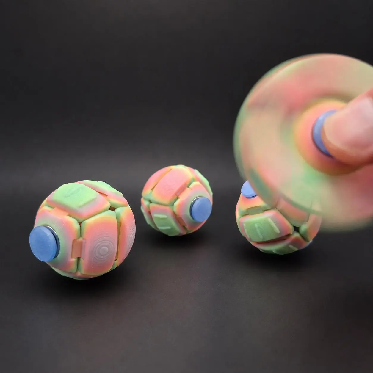 OrbiX Glow in the Dark Spinning Stress Ball