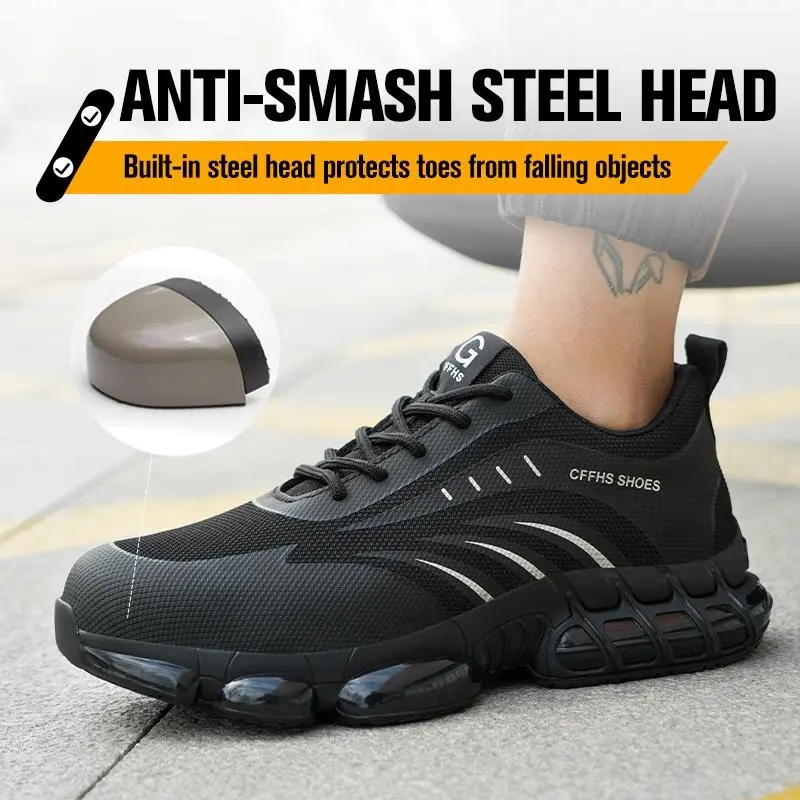 CFFHS SHOES Bao Tai Lightweight Anti-Smash Safety Shoes Anti
