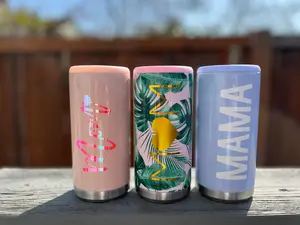 Mothers Day Skinny Can Cooler Tumbler, Drink Tumbler, Personalized Gift, Bridesmaids Gift, Bridal Party, Bachelorette Party, Girls Weekend