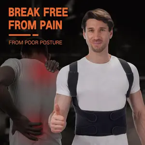 Adjustable Fit Posture Corrector | Breathable Material Back Support Brace for Men & Women | Improve Posture & Relieve Back Pain