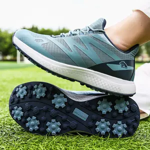 Professional men's golf shoes, mesh fabric, breathable and comfortable men's golf sneakers