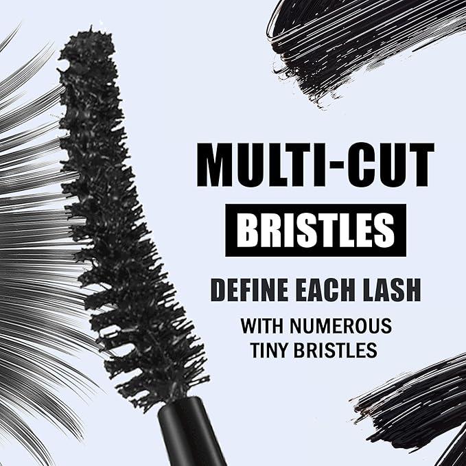 MILKTOUCH All Day Long & Curl Mascara - Lasting Lash Curling for Straight Lashes | Curl-Enhancing Smudge Proof Mascara for Volume and Length | 0.35 Oz BLACK