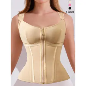 Women's Solid Color Shapewear Top, Tummy Control Shaper, Women's Shapewear for Daily Wear, Shapewear Body Sculpting