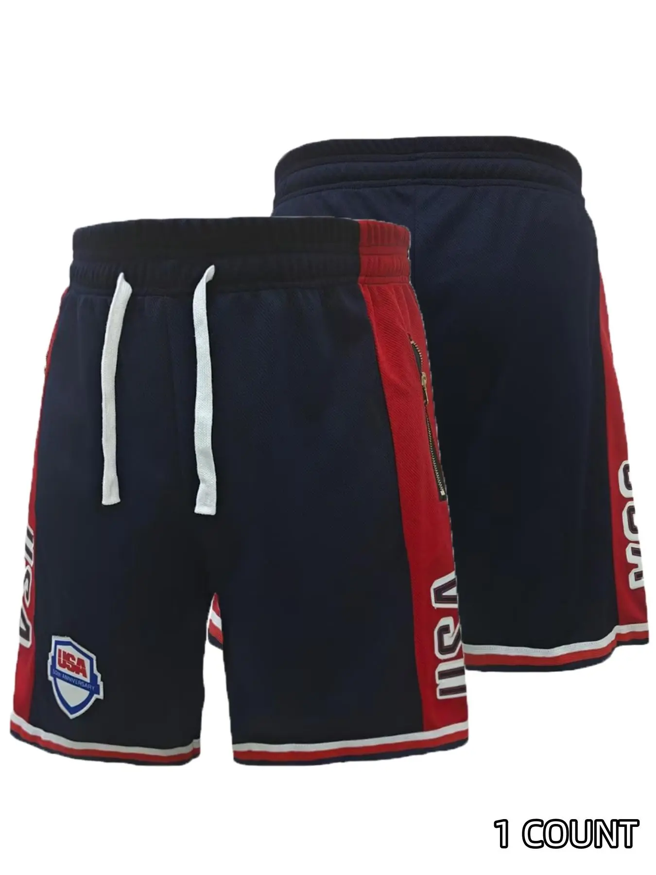 Men's Letter & Number Embroidery Drawstring Waist Gym Shorts, Sports Clothing, Casual Quick Drying Breathable Shorts, Logo Shorts, Summer, Back To School Clothes, Athletic Shorts, Activewear Shorts, Embroidered Breathable Shorts
