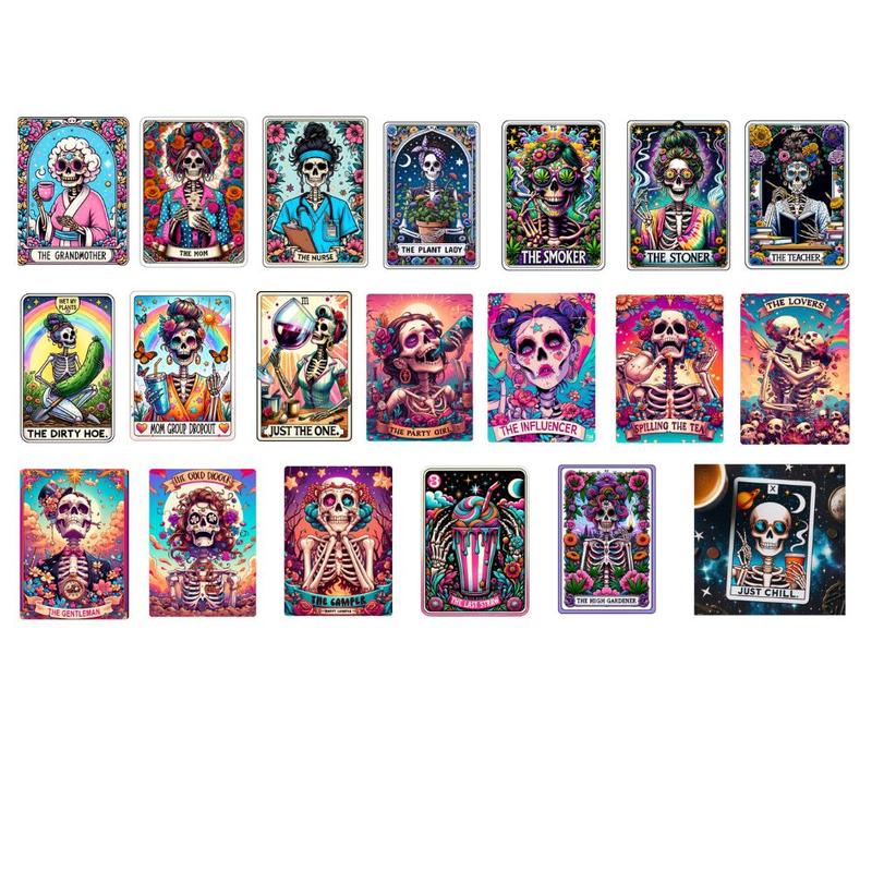 Tarot Cards UV DTF Transfers Gang Sheet 22” wide x 24” long DIY UV Direct to Film Transfers