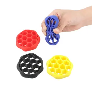 2 3/4" diam. Bright Color Honeycomb Fidget Stress Toys - 12 Pc.