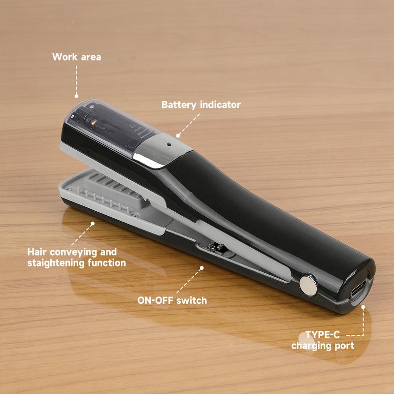Rechargeable Split End Hair Trimmer, Portable Hair Repair & Styling Tool for Smooth Hair