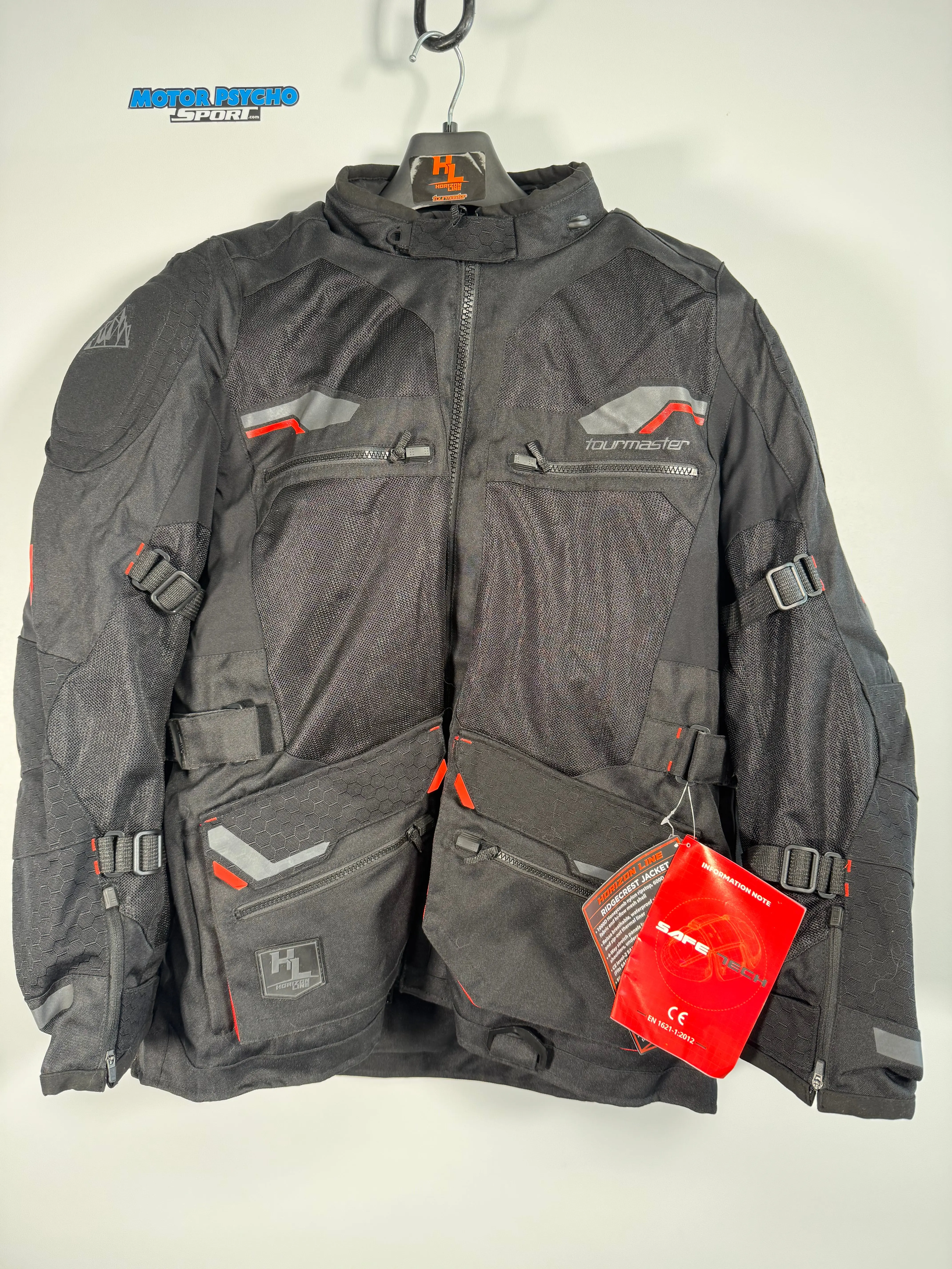 Tourmaster Horizon Line Men's Ridgecrest Jacket  - Black - Size XL - OPEN BOX