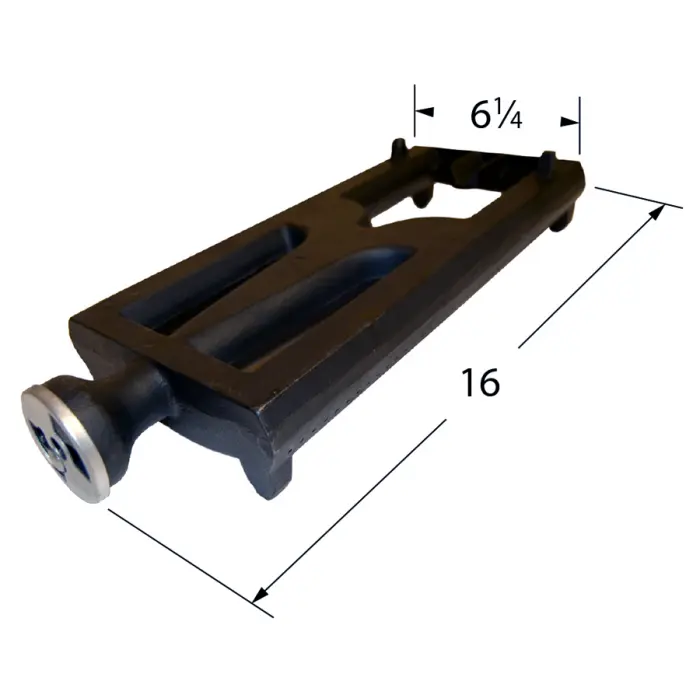 Heavy Duty Small Cast Iron H-Burner Replacement for BBQ Gas Grills