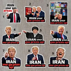 Sticker Pack your gas prices up, I did that meme Anti Trump Stickers, Trump gas station Decal