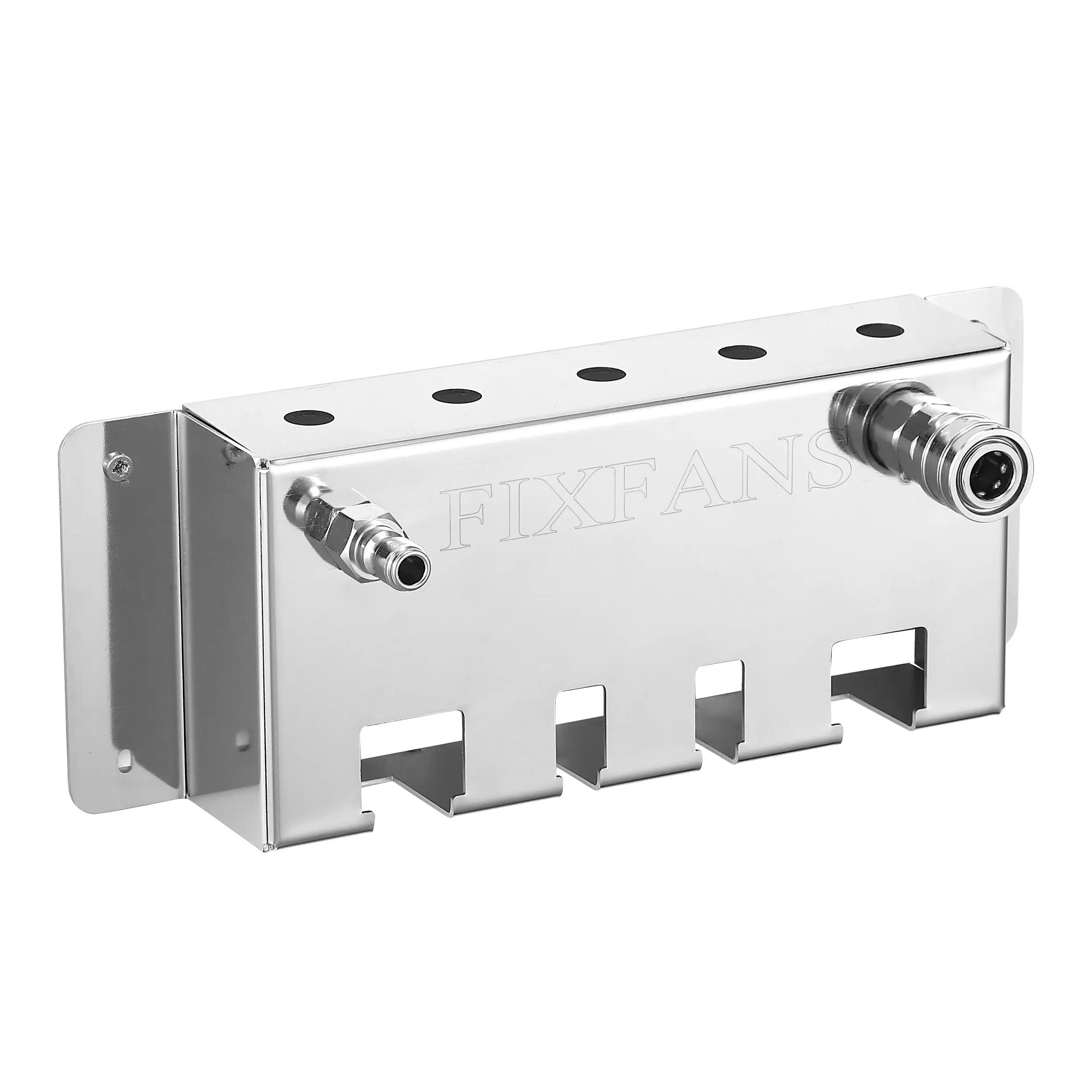 FIXFANS Pressure Washer Handheld Holder, Power Washer Snow Foam Cannon Lance 1/4" Quick Connect Tool Organizer, Wall Mounted Nozzle Tips and Wand Exte