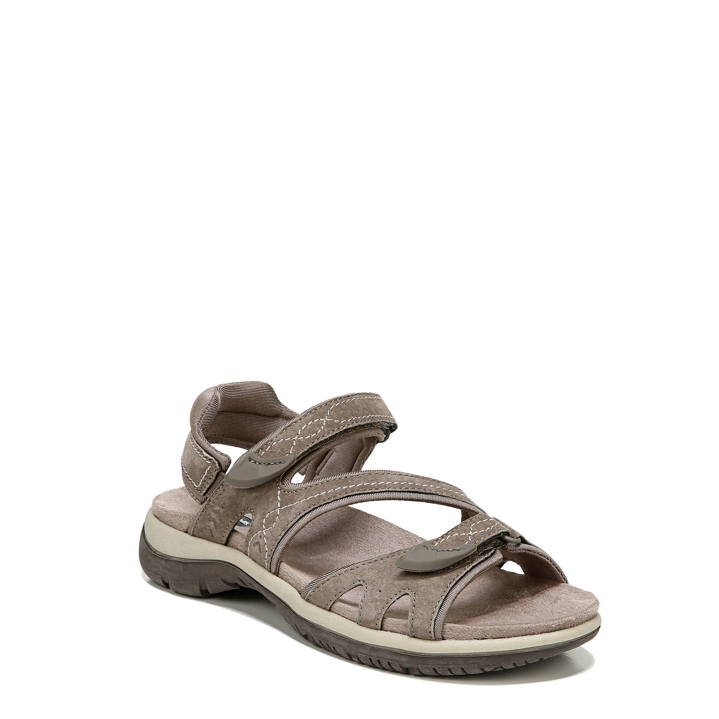Dr. Scholl's Women's Adelle Flat Padded Ankle Strap Sandal - Medium & Wide Width, Women's Wide Sandals, Comfortable Footwear Shoe, Wide Women's Sandals